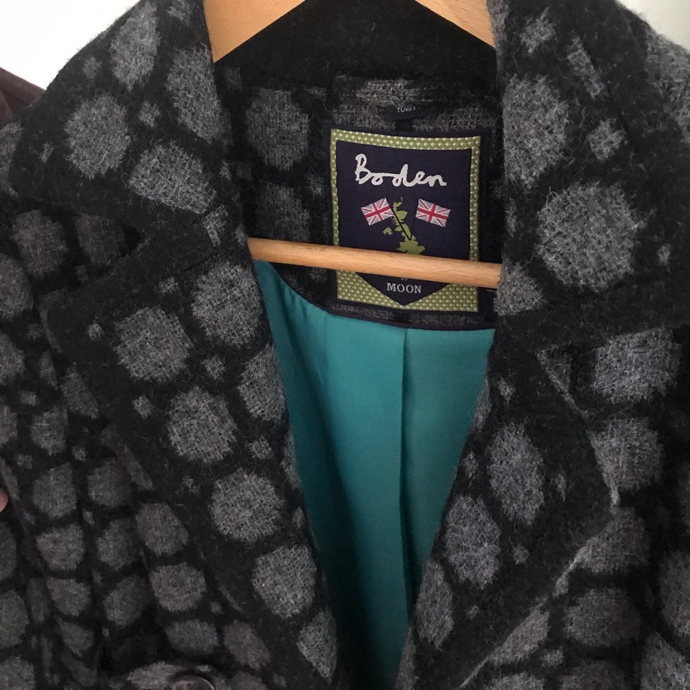 Boden British Tweed by Moon overcoat. Excellent condition